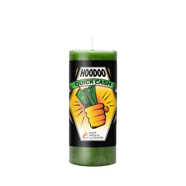 Aunt Jacki's Hoodoo Quick Cash Candle